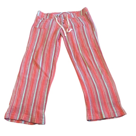 Sundance GiGi Gauze Stripe Pants Womens Size S - Picture 1 of 12